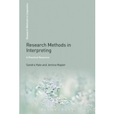  Research Methods in Interpreting – Sandra Hale idegen nyelvű könyv