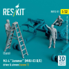  ResKit Models MJ-4 Jammer (MHU-83 B/E) driver & airmen (scene 1) (3 pcs) (3D Printed) 1:32 (RSF3