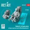  ResKit Models Rafale (C, M) male pilot sitting in ejection seat for Revell/Academy kit (1 pcs) (3D P
