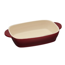 RESTO Fornax téglalap alakú sütőtál 38,6x23x6,6cm piros (96113) (96113) edény