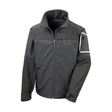 Result Uniszex Kabát Hosszú ujjú Result Work-Guard Sabre Stretch Jacket -3XL, Fekete