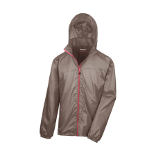 Result Uniszex Kabát Kapucnis Hosszú ujjú Result Hdi Quest Lightweight Stowable Jacket - XL, Fennel/Rózsaszín női dzseki, kabát