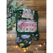  Reszkessetek betörők sütőkesztyű és alátét zöld lakástextília