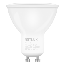 RETLUX RLL 419 LED Spot izzó 9W 820lm 6500K GU10 - Természetes fehér (RLL 419) izzó