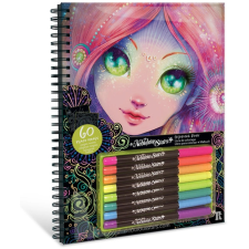 ReToys Színező filccel, fekete lapokkal  Ajánlott 7-12 éves korig lányoknak (86416) kreatív és készségfejlesztő