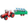 ReToys Traktor ekével és utánfutóval - 52 cm, többféle  Ajánlott 3-6 éves korig fiúknak (64673)