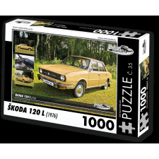 Retro autó puzzle - Škoda 120 L (1976) 1000 darab puzzle, kirakós