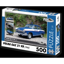Retro-autók kirakós - Volha Gaz 21 VB (1966) 500 darabos puzzle, kirakós
