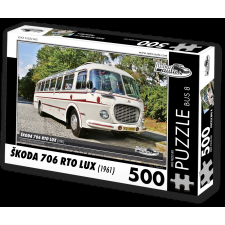 Retro autók puzzle Busz Škoda 706 RTO Lux (1961) 500 darab puzzle, kirakós