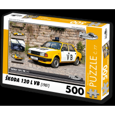 RETRO-AUTÓK Puzzle sz. 77 Škoda 120 L VB (1987) 500 darab puzzle, kirakós