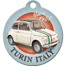 RETRO FIAT 500 – Turin Italy – Kulcstartó kulcstartó