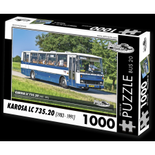 Retro járművek puzzle - Karosa LC 735 busz puzzle, kirakós