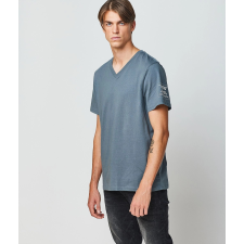 RETRO JEANS férfi póló IGORA V-NECK T-SHIRT 11Y040-T19GREY férfi póló