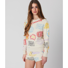 RETRO JEANS női pulóver VALENTINA SWEATSHIRT 21Z072-U10X967 női pulóver, kardigán