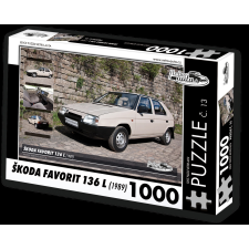 Retro Puzzle: Škoda Favorit 136 L (1989) - 1000 darab puzzle, kirakós