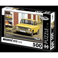 retro puzzle Moszkvics 412 1974-ből puzzle, kirakós