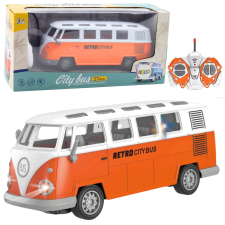 Retro városi távirányítós busz fényszórókkal távirányítós modell