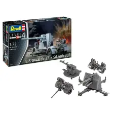  Revell 8,8 cm Flak 37 + Sd.Anh.202 1:72 (03325) makett