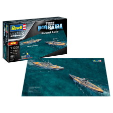  Revell First Diorama Set - Bismarck Battle 1:1200 makett hajó (05668) makett