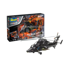 Revell Gift Set Eurocopter Tiger - James Bond 007 GoldenEye 1:72 helikopter makett 05654R makett