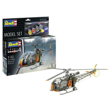 Revell Model Set Alouette II 1:72 (63804) makett helikopter festékkel, ragasztóval makett