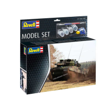 Revell Model Set Leopard 2A7V 1:72 makett készlet kiegészítőkkel (63355) makett