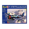 Revell P-47 Thunderbolt vadászrepülőgép műanyag modell (1:72) (03984)