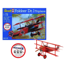  Revell Starter Kit Fokker DR.1 Triplane 1:72 (74116) makett