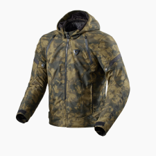 Revit Flare 3 H2O motorkerékpár kabát camo sötétzöld motoros kabát