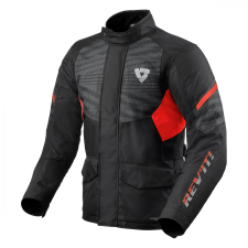 Revit Motoros kabát Revit Duke H2O fekete-piros motoros kabát