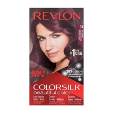 Revlon Colorsilk Beautiful Color hajfesték Ajándékcsomagok 34 Deep Burgundy hajfesték, színező
