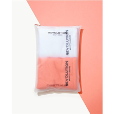 Revolution HAIRCARE 2pk Plain Microfibre Hair Wraps - Coral/White hajdísz