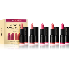 REVOLUTION PRO Lipstick Collection selyem rúzs ajándékszett árnyalat Matte Pinks 5x3,2 g kozmetikai ajándékcsomag