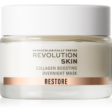Revolution Skincare Restore Collagen Boosting megújító éjszakai krémes arcmaszk a kollagénképződés elősegítésére 50 ml arcpakolás, arcmaszk