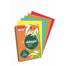 REY "Adagio" Másolópapír színes A4 80g 5x100 lap intenzív mix (ADAGI080X909) (ADAGI080X909) fénymásolópapír