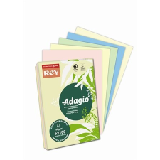 REY Másolópapír, színes, A4, 80 g, 5x100 lap, "Adagio", pasztell mix fénymásolópapír