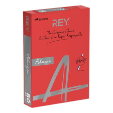 REY Másolópapír, színes, A4, 80 g, REY &quot;Adagio&quot;, intenzív piros fénymásolópapír