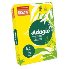 REY Másolópapír, színes, A4, 80 g, REY "Adagio", intenzív sárga fénymásolópapír