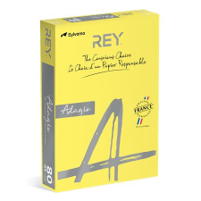 REY Másolópapír, színes, A4, 80 g, REY "Adagio", intenzív sárga fénymásolópapír