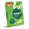 REY Másolópapír, színes, A4, 80 g, REY "Adagio", intenzív zöld