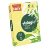 REY Másolópapír, színes, A4, 80 g, REY "Adagio", neon banán