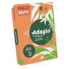  REY Másolópapír, színes, A4, 80 g, REY "Adagio", neon mandarin