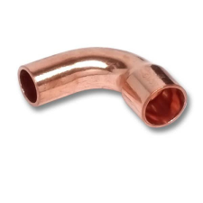  Réz forraszidom 90° ív 76mm KB hűtés, fűtés szerelvény