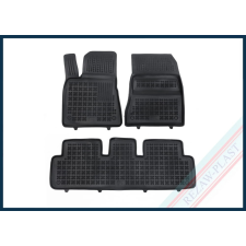 Rezaw fekete gumiszőnyeg Tesla MODELL 3 változat hőszivattyúval 2021 - 2023 autószőnyeg