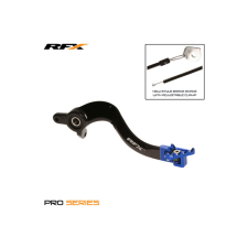 RFX Fékpedál RFX Pro összecsukható fekete / kék Husqvarna TC 65 egyéb motorkerékpár alkatrész