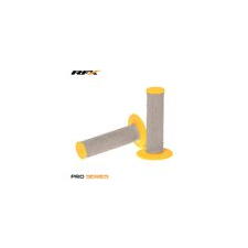 RFX Grips Pro Series kettős összetételű szürke / sárga egyéb motorkerékpár alkatrész