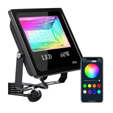  RGB színes telefonról irányítható LED reflektor/Party reflektor - 60W (BBV) kültéri világítás