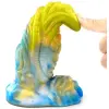  Rhegax – prémium arany-kék dildo 16 x 6,5 cm