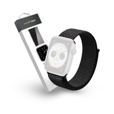 RhinoTech Magic Tape óraszíj Apple Watch 42/44/45/49mm számára (RTACC415), fekete óraszíj