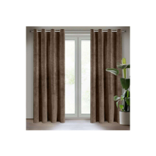 Ria bársony sötétítő függöny Barna 140x250 cm lakástextília